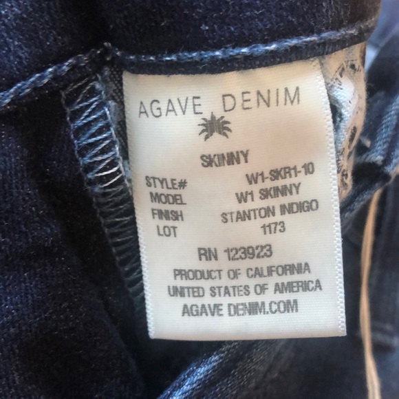 Agave Denim High Waist Skinny Jeans, NWT! - Picture 3 of 5
